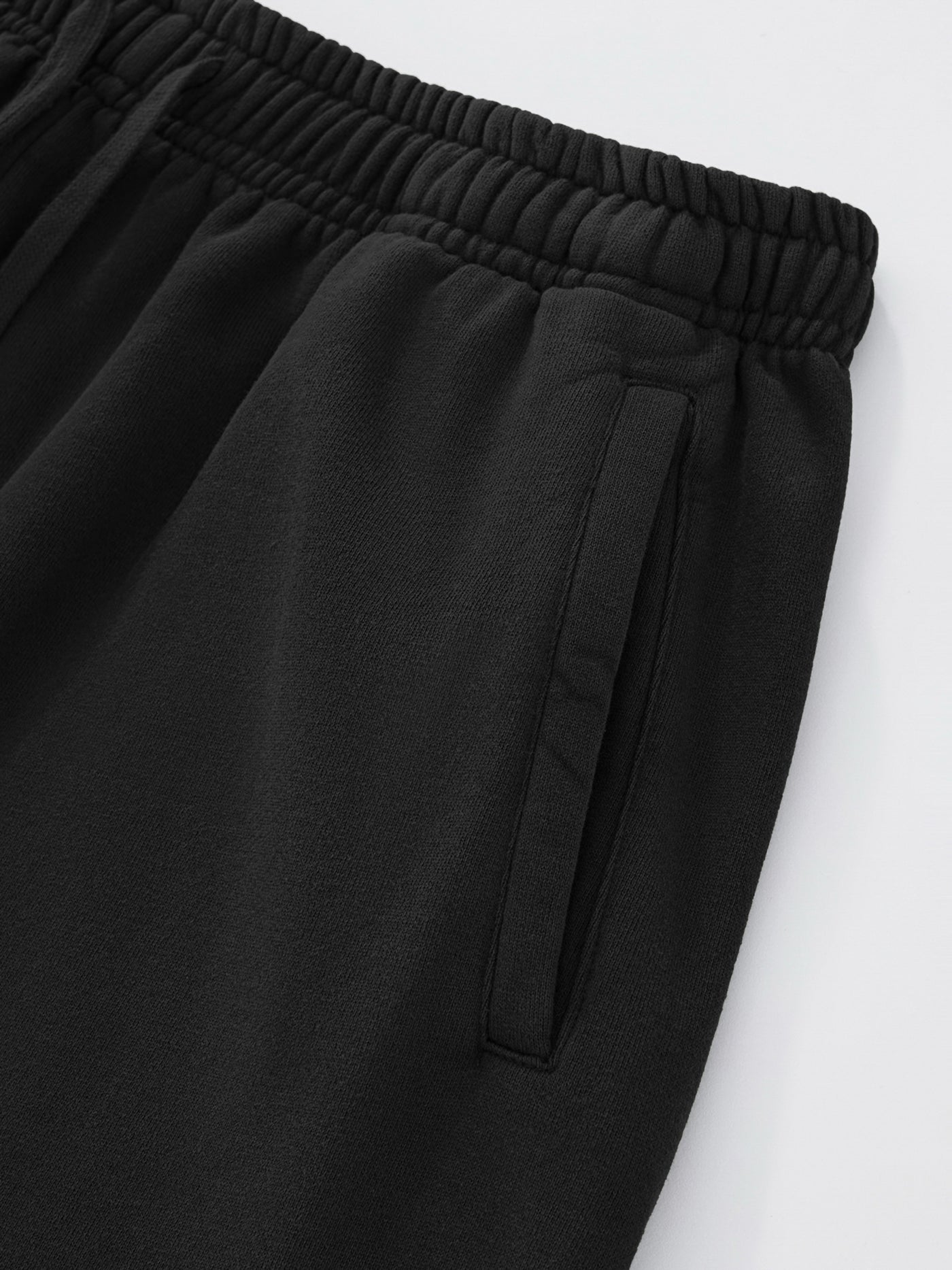 SMILEY PATCH SWEATPANTS - VINTAGE BLACK