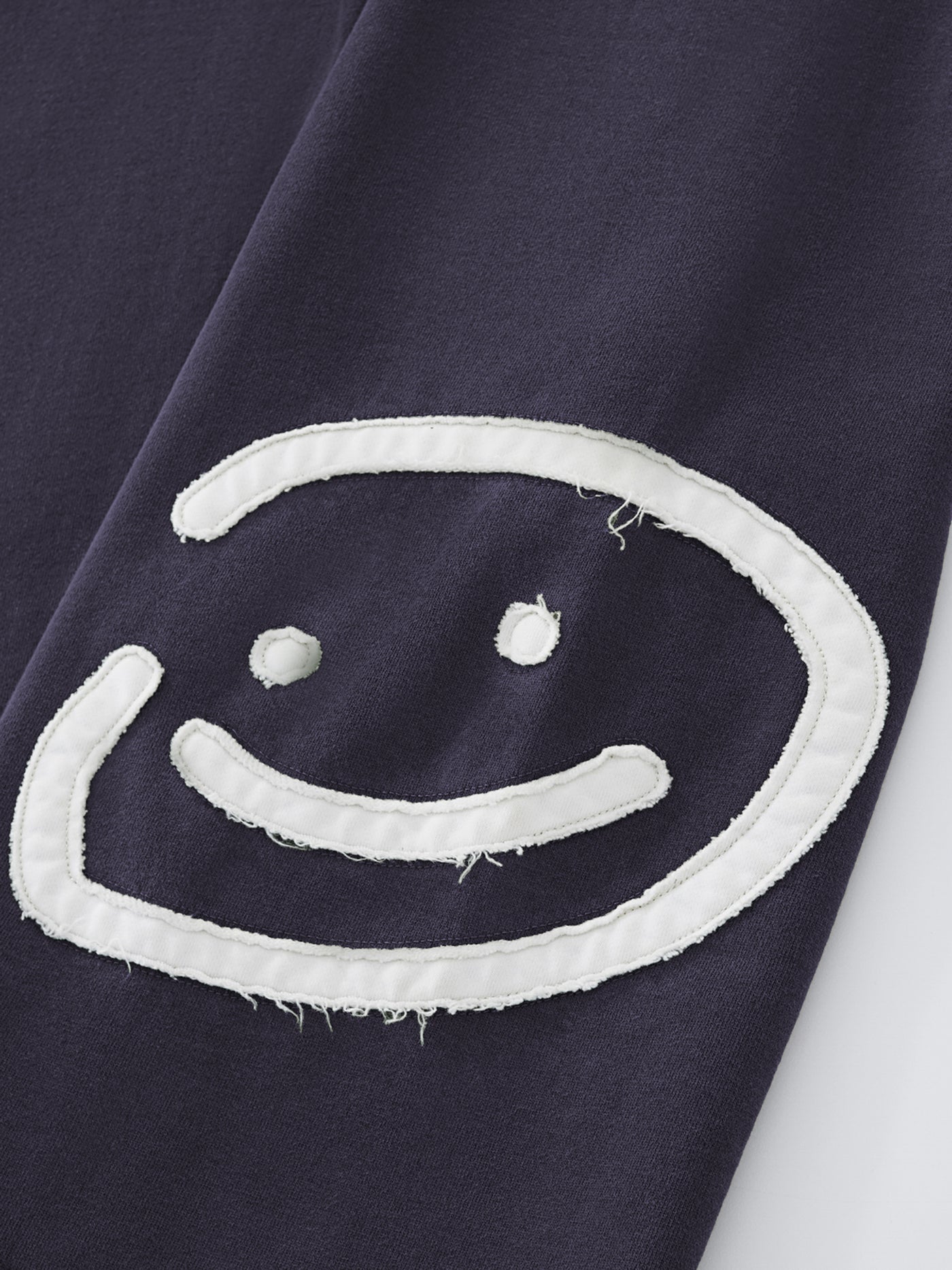 SMILEY PATCH SWEATPANTS - MIDNIGHT LAVENDER