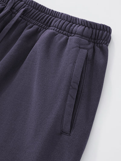 SMILEY PATCH SWEATPANTS - MIDNIGHT LAVENDER
