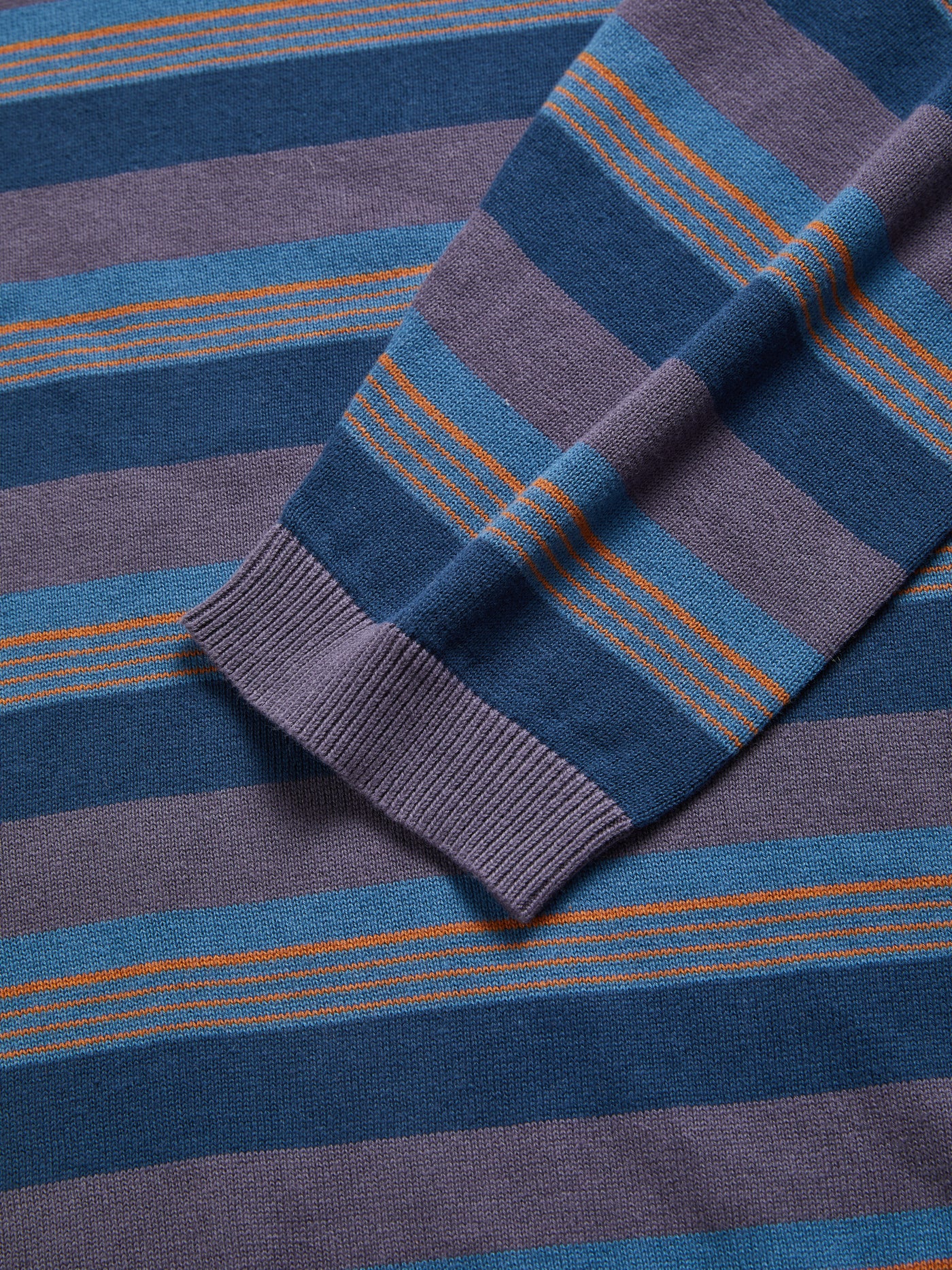 STRIPED LONG SLEEVE - NAVY