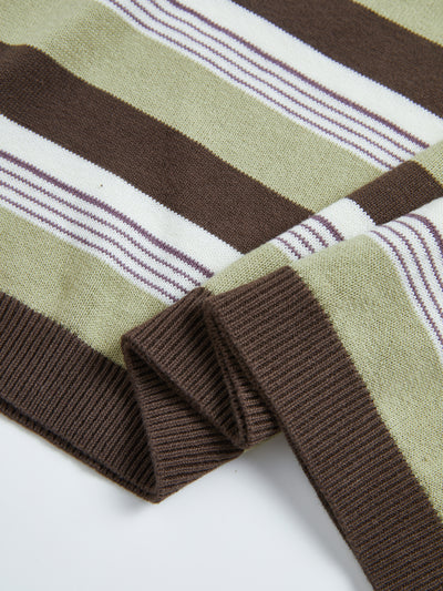 STRIPED LONG SLEEVE - GREEN