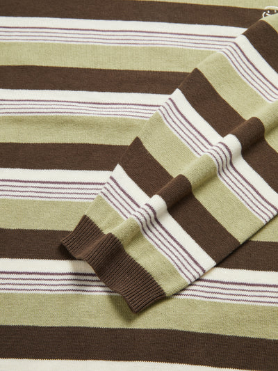 STRIPED LONG SLEEVE - GREEN