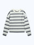 STRIPED LONG SLEEVE - LIGHT GREY