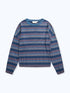 STRIPED LONG SLEEVE - NAVY