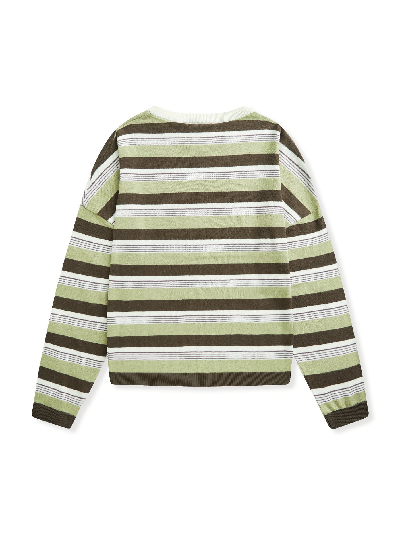 STRIPED LONG SLEEVE - GREEN