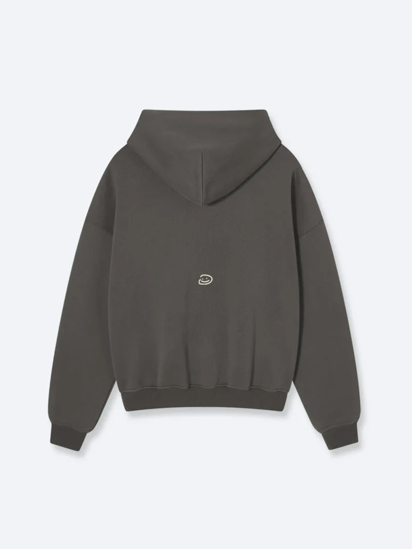 THANKS FOR BEING HERE V2 HOODIE - BURNT FOG – DRMERS CLUB