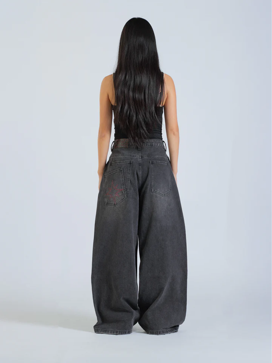 POLARIS JEANS - WASHED BLACK