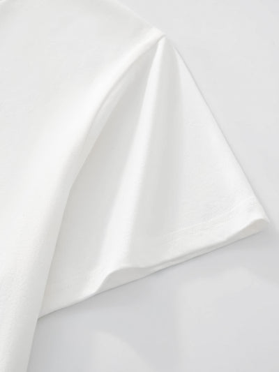 DAILY FITTED TEE - WHITE