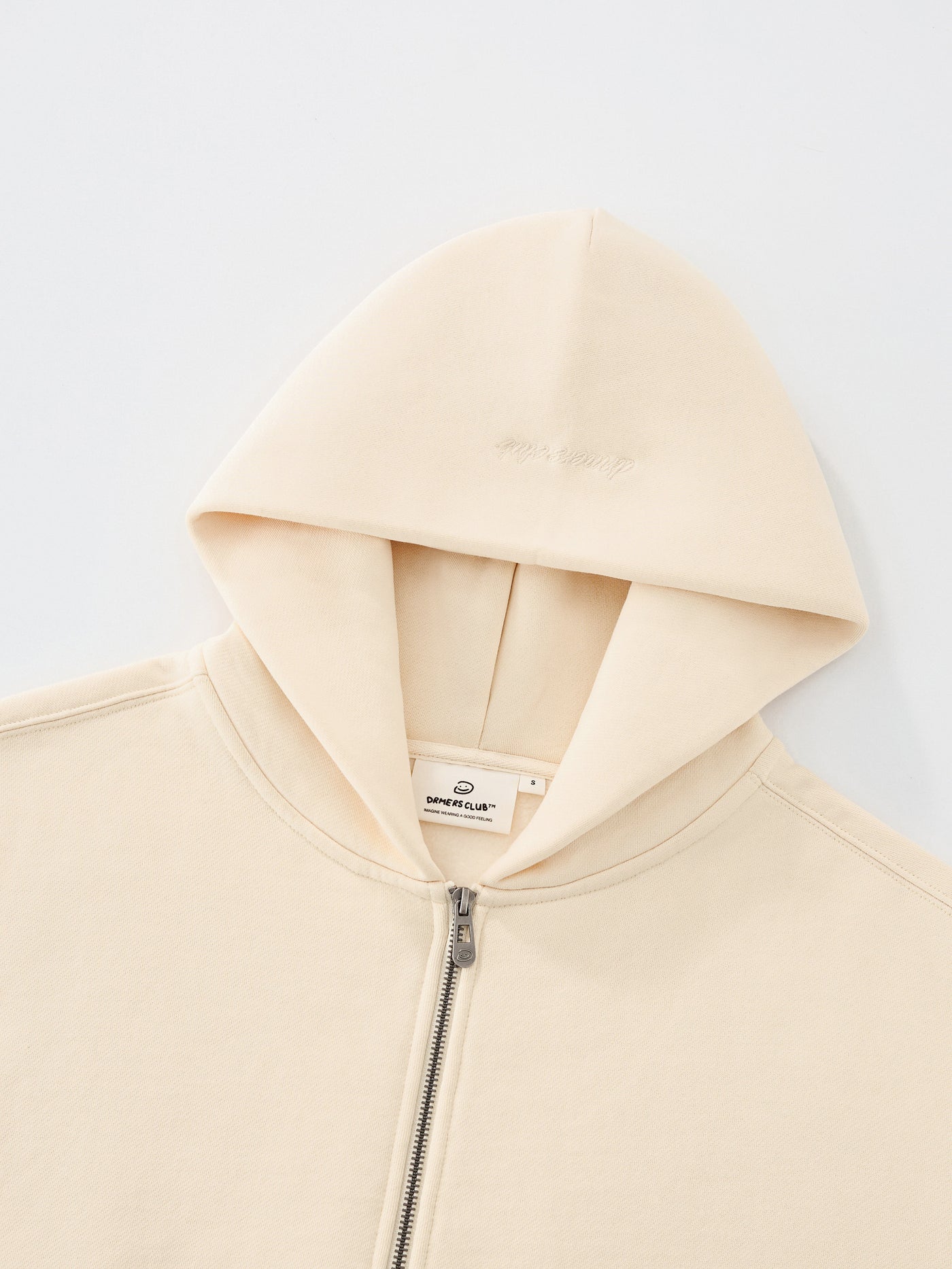SIGNATURE BASIC DOUBLE ZIP - CREAM – DRMERS CLUB