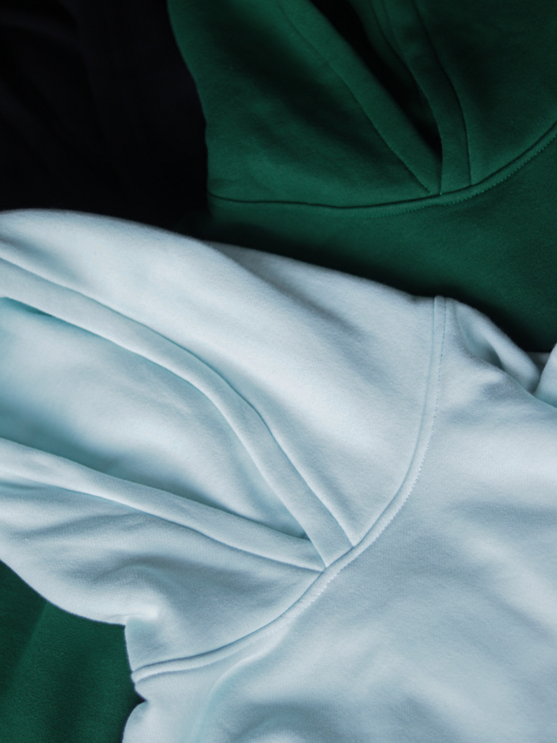 see you later hoodie - arctic blue