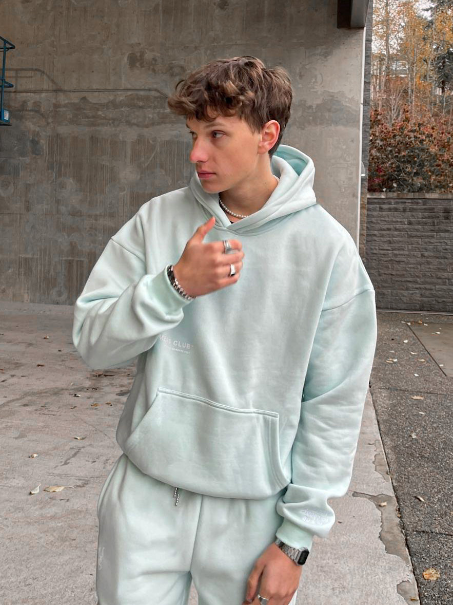 see you later hoodie - arctic blue