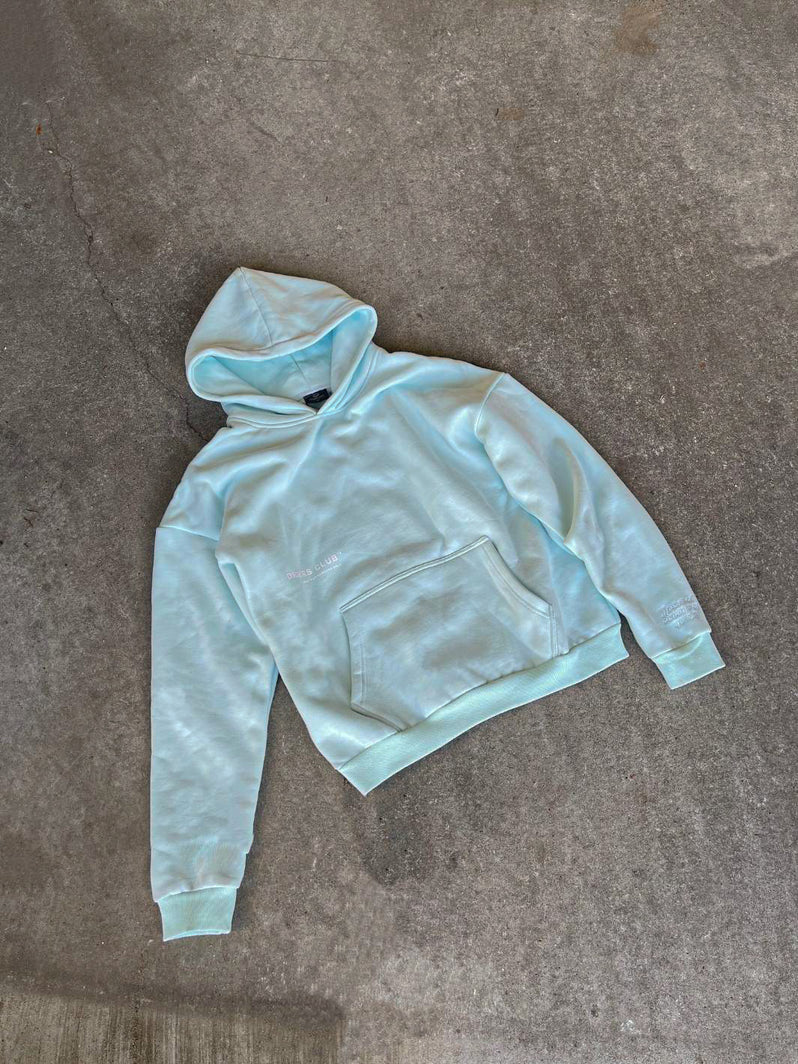 see you later hoodie - arctic blue