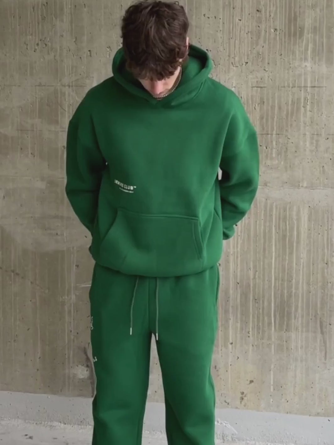 doodle sweatpants - evergreen