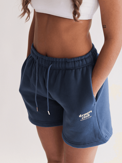 members only sweat shorts - navy blue