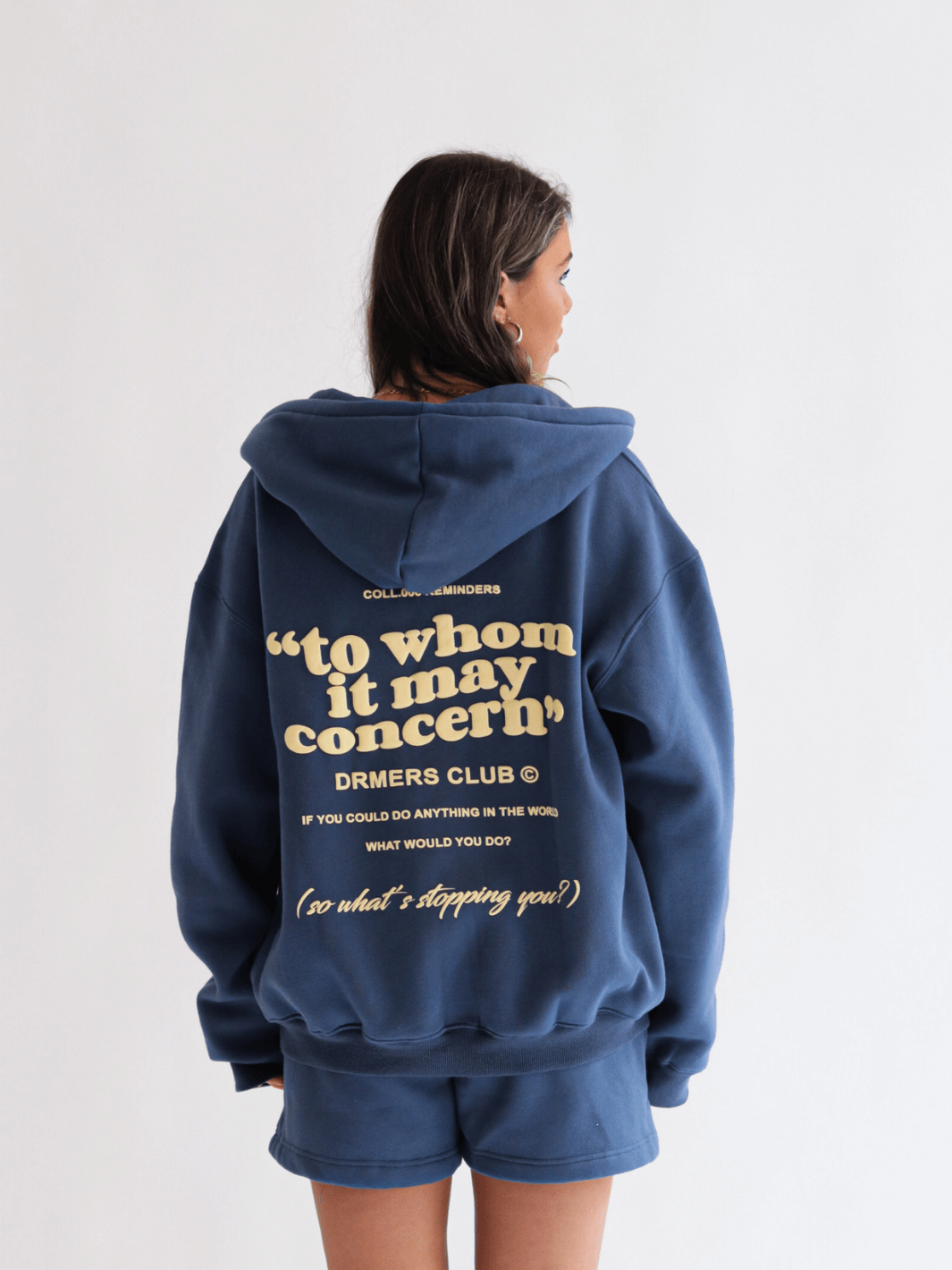 Navy blue sales zip up hoodie