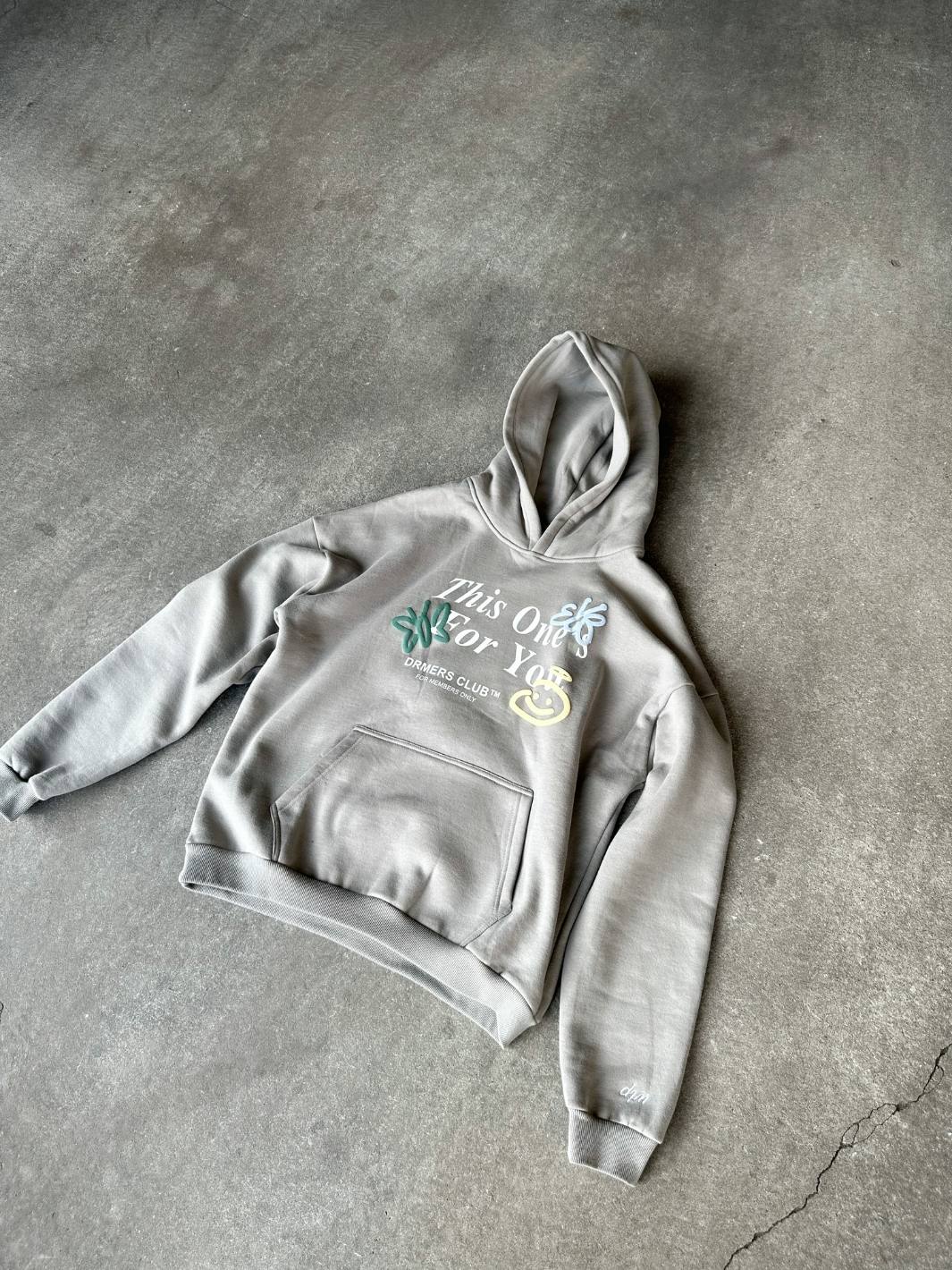 this one's for you hoodie - taupe
