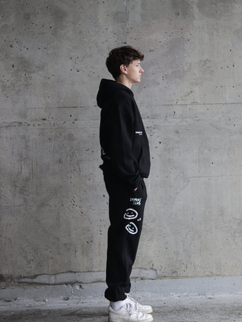see you later hoodie - black