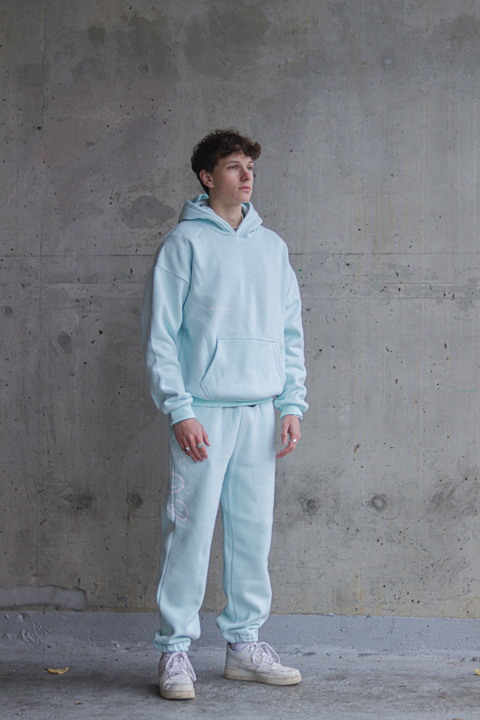 see you later hoodie - arctic blue